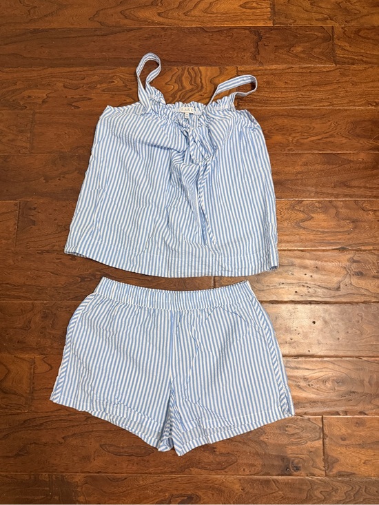 Lakeshore Other - Lake. Light Blue Striped Cami & Short Pajama Set